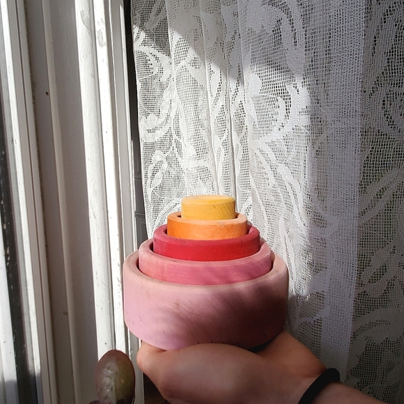 Grimms Lollipop Stacking Cups - Picture 1 of 4